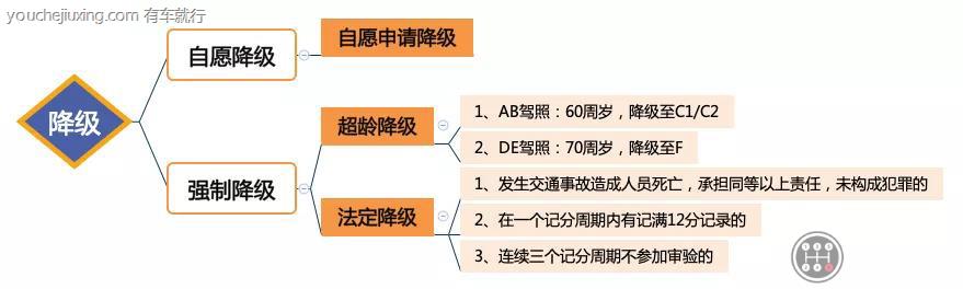 驾驶证降级新规定2021